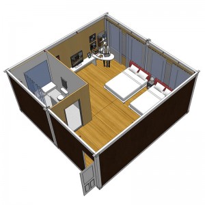 Prefabricated/Container House for Toilet/Labor/Camping/Dormitory