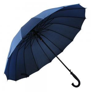 Promotional automatic 27 inch 16k open rain waterproof straight umbrella