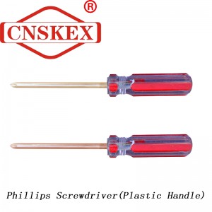 Non Sparking Tools Phillips Screwdriver(Plastic Handle)