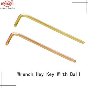 Non Sparking Tools Wrench Hex Key With Ball