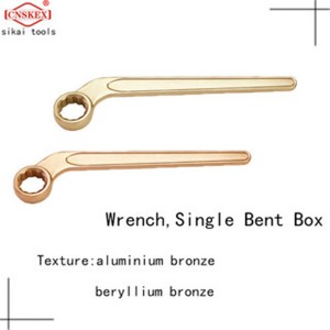Non Sparking Tools Wrench Single Box Offset