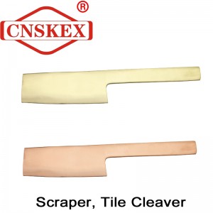 Flameproof safe sparkless tile tool