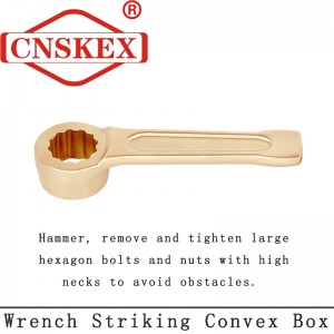 Non Sparking Wrench Striking Convex Box Tools
