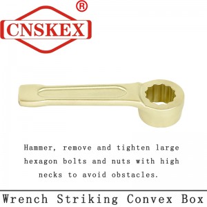Non Sparking Wrench Striking Convex Box Tools