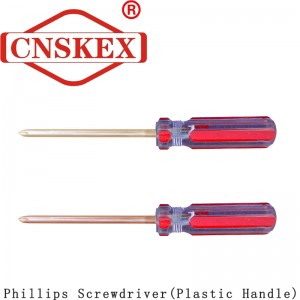 Non Sparking Phillips Screwdriver(Plastic Handle)