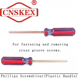 Non Sparking Phillips Screwdriver(Plastic Handle)
