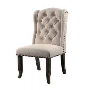 Dinzhi factory modern design linen Dinning room nail chair