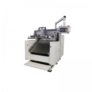 Full auto piece by piece screen printing machine for PET heating transfer film Full auto piece by piece screen printing machine for PET heating transfer film