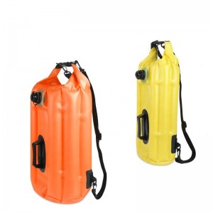 Inflatable 18L 28L Swim Buoy Swimming Bubble Floating Dry Bag For Safe Swimming Kayaking Water Diving Drifting River Trekking