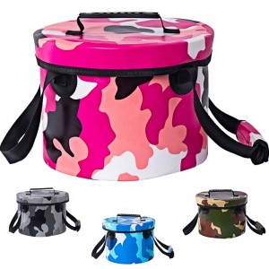 Outdoors 500D PVC Collapsible Multiuse Wash Basin Foldable Dish Tub Lightweight Ice Bucket for Camping , Hiking , Fishing Outdoors 500D PVC Collapsible Multiuse Wash Basin Foldable Dish Tub Lightweight Ice Bucket for Camping , Hiking , Fishing