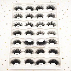 25MM Mink Hair Thick Dramatic 3D Mink Eyelashes Vendor