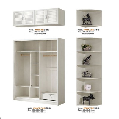 High Gloss Bedroom furniture Modern White Door Wardrobe