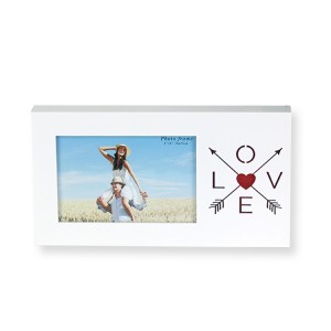 LOVE customized LED laser home decor wood photo frame