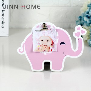 animal 3x3 baby little girl wooden photo frame