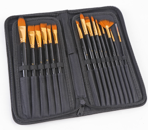 black color Artist Painting Brushes Set