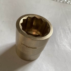 Non-sparking Socket Anit explosion safety hand tools Hebei SIKAI 1"*30mm Aluminum bronze