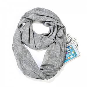 Top Fashion Scarves For Women Infinity Scarf With Zipper quality - Convertible Soft Stretchy Travel Scarves