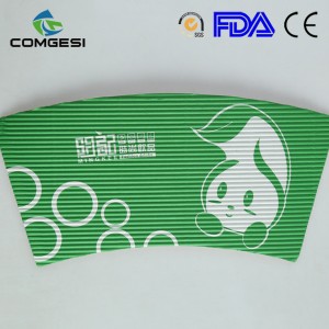 Coffee Sleeves Wholesale_Disposable Coffee Cups with Sleeve and Lids_ Custom Printed Paper Cup