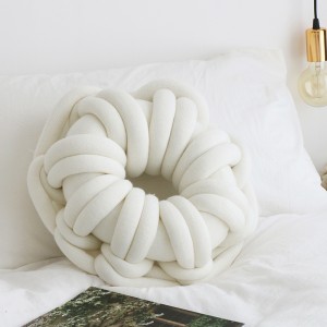KLY Popular Ins Decoration Handmade Decorative Knot Cushion