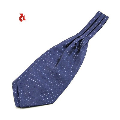 Mens Wedding Polka Dots Cravat Tie Ascot