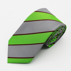 Custom Made Silk Stripe Logo Ties