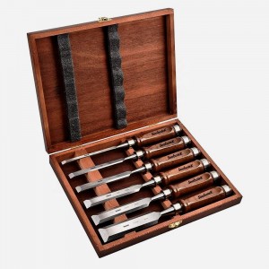 6pc Wood Carpentry Chisel Set for Woodworking