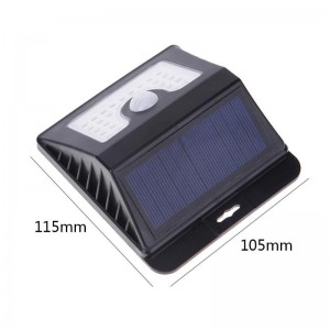 IP65 Solar Energy Power Wall Mounted LED Solar Garden Lights, 2 Years Warranty Security LED Solar Wall Light with Motion Sensor