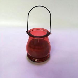 Glass jars 8.5X9.8cm portable mosquito repellent outdoor candle