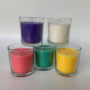 Luxury box packaging candle custom glass scented candle for gifts