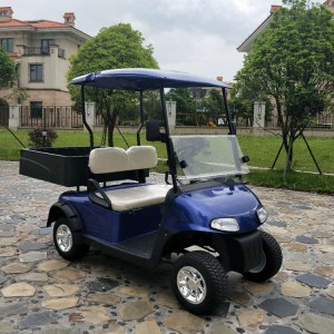 2 seats utility golf cart with rear cargo box/ golf cart with cargo bed