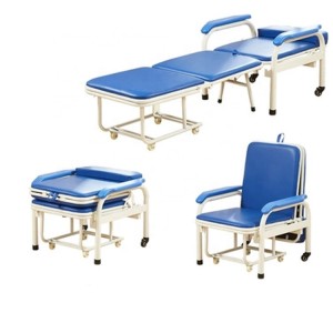 Thickened and reinforced hospital accompanying care chair nursing bed accompanying bed multifunctional lunch break folding bed