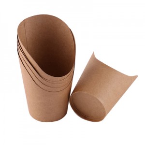 Paper scoop cups for foods used for fries or dessert cups egg ice cream container