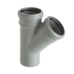 CHina factory supply PVC Fitting PVC Drainage Fittings with Rubber ring EN1401,EN1329 skew tee y tee