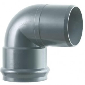 ERA PVC PIPE FITTING ONE FAUCET ONE INSERT 90 ELBOW WITH GASKET