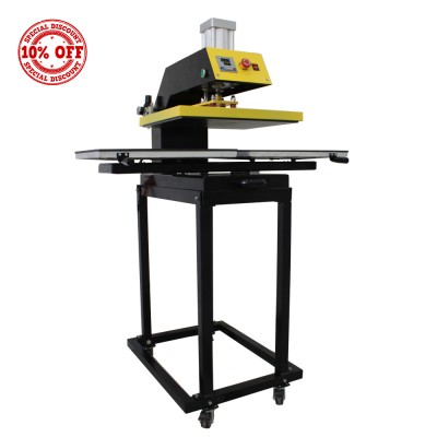 Hot Industrial Equipment For Small Business Double Working Tables Heat Transfer Vinyl Heat Press Machine Price