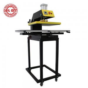 Hot Industrial Equipment For Small Business Double Working Tables Heat Transfer Vinyl Heat Press Machine Price