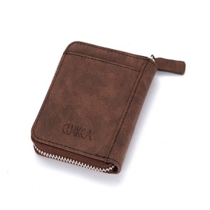 Men Wallets Pu Leather Small Purse Short Money Cards Clip