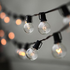 Small MOQ 25FT Globe LED String Light with Bulbs Holiday Decoration Cafe Event Light String