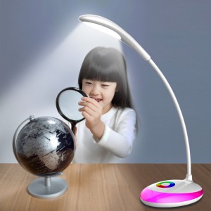 Rechargeable color-changing desk lamp