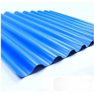 Anti Corrosion Insulation PVC Corrugated Roofing Sheet FG-720W
