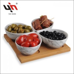 Y2353 New Design Bamboo Food Serving Tray