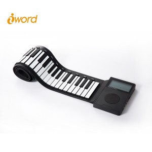 iword S5061 LCD Display 61 Keys Roll up Piano Built-in Speaker iword S5061 LCD Display 61 Keys Roll up Piano Built-in Speaker