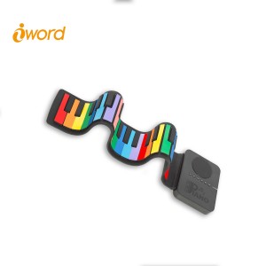 iword S3037C 37 Keys Roll Up Piano With Speaker In Rainbow Color iword S3037C 37 Keys Roll Up Piano With Speaker In Rainbow Color