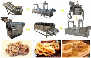Commercial Pork Skin Making Machine Production Line