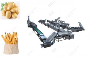 Automatic French Fries Production Line|Industrial French Fries Processing Line
