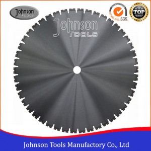 800mm Diamond Wall Saw Blades for Cutting Highly Reinforced Concrete , Laser Welding