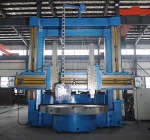 Double column vertical turning lathe VTL machine