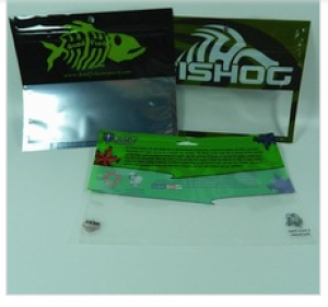 Custom soft plastic clear fish lure bag/ zip plastic bag for fishing lure