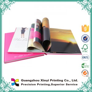 Hot sale full color printing sewing binding low price fashion design blank hardcover book