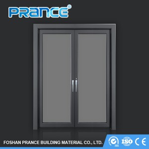 Waterproof fashion office casement door aluminum glass door